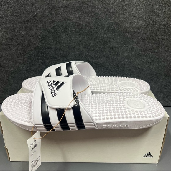 Adidas Adissage Mens Slides Size 17 - Picture 4 of 11